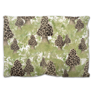 Morel Mushrooms Outdoor Pillow