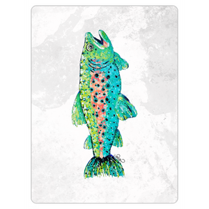 Trout Canvas Magnet