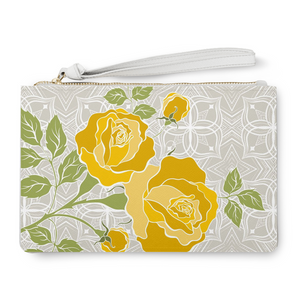 Art Deco Rose Clutch Bag