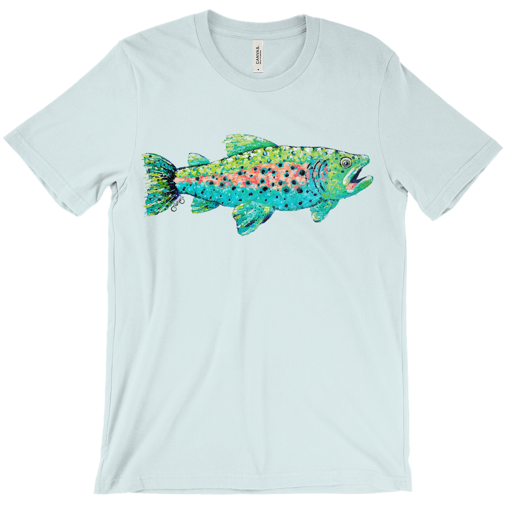 Trout Canvas T-Shirt (Adult)