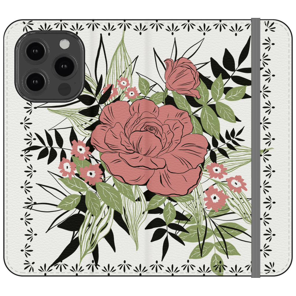 Peony Bouquet WALLET Phone Case