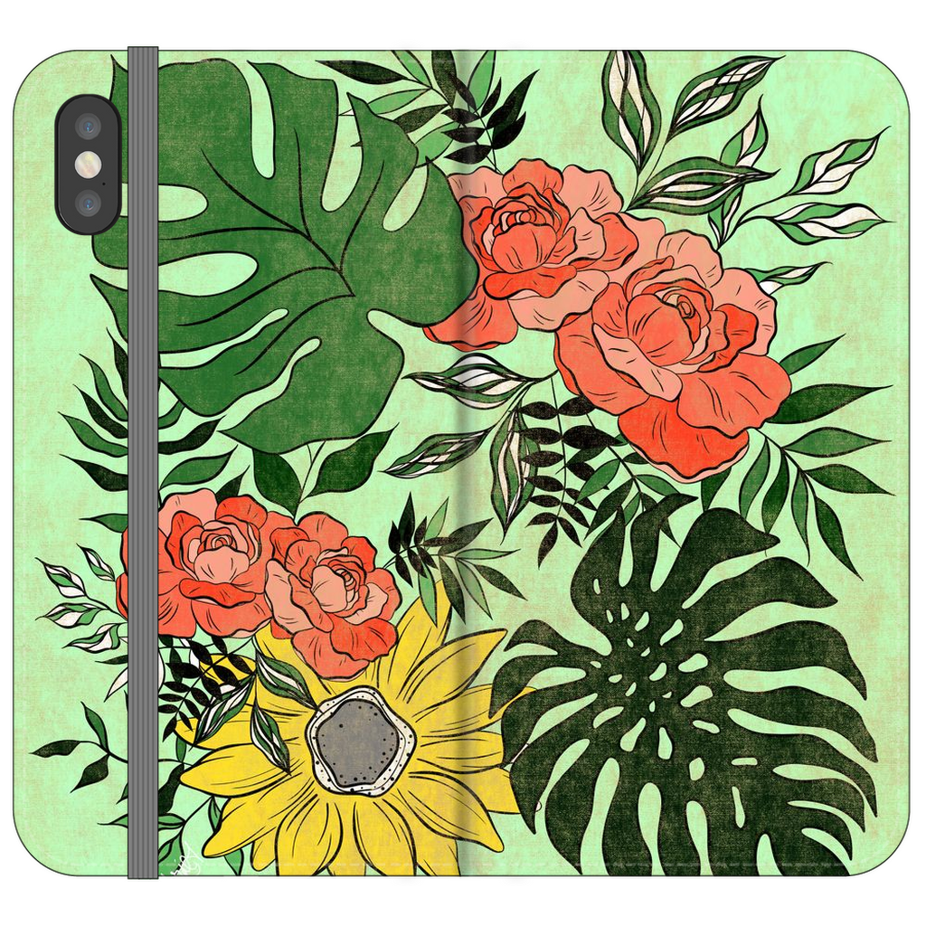 Plant Collage WALLET Phone Case