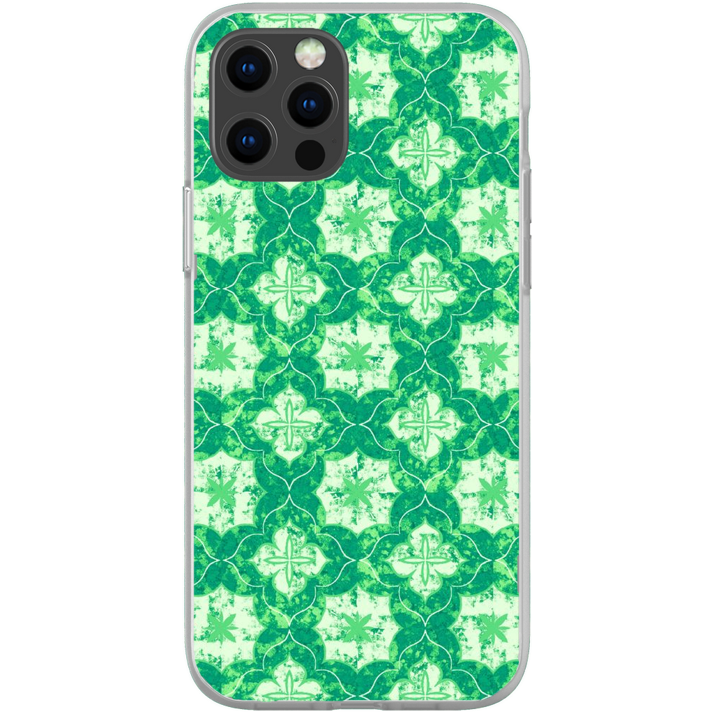 Green Moroccan Stars FLEX Phone Case