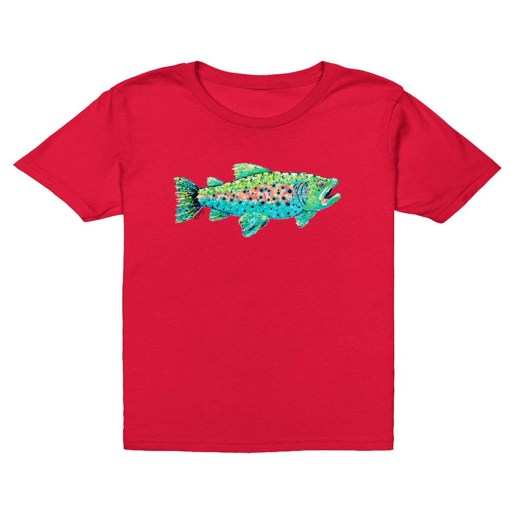 Trout Canvas T-Shirt (Youth)