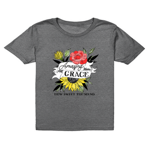 Amazing Grace Floral T-Shirt (Youth)