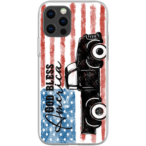 God Bless America Truck FLEX Phone Case