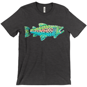 Trout Canvas T-Shirt (Adult)