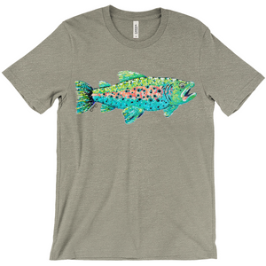 Trout Canvas T-Shirt (Adult)