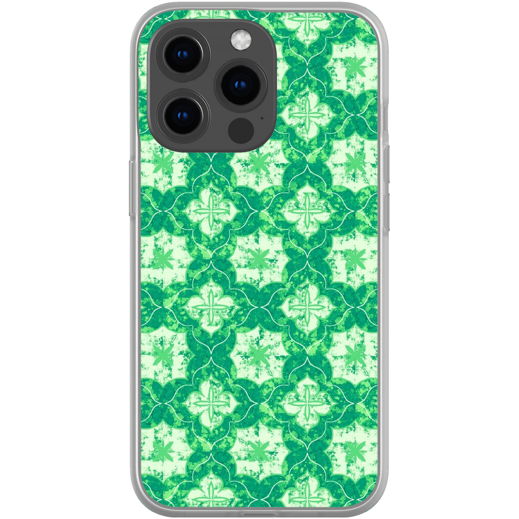 Green Moroccan Stars FLEX Phone Case