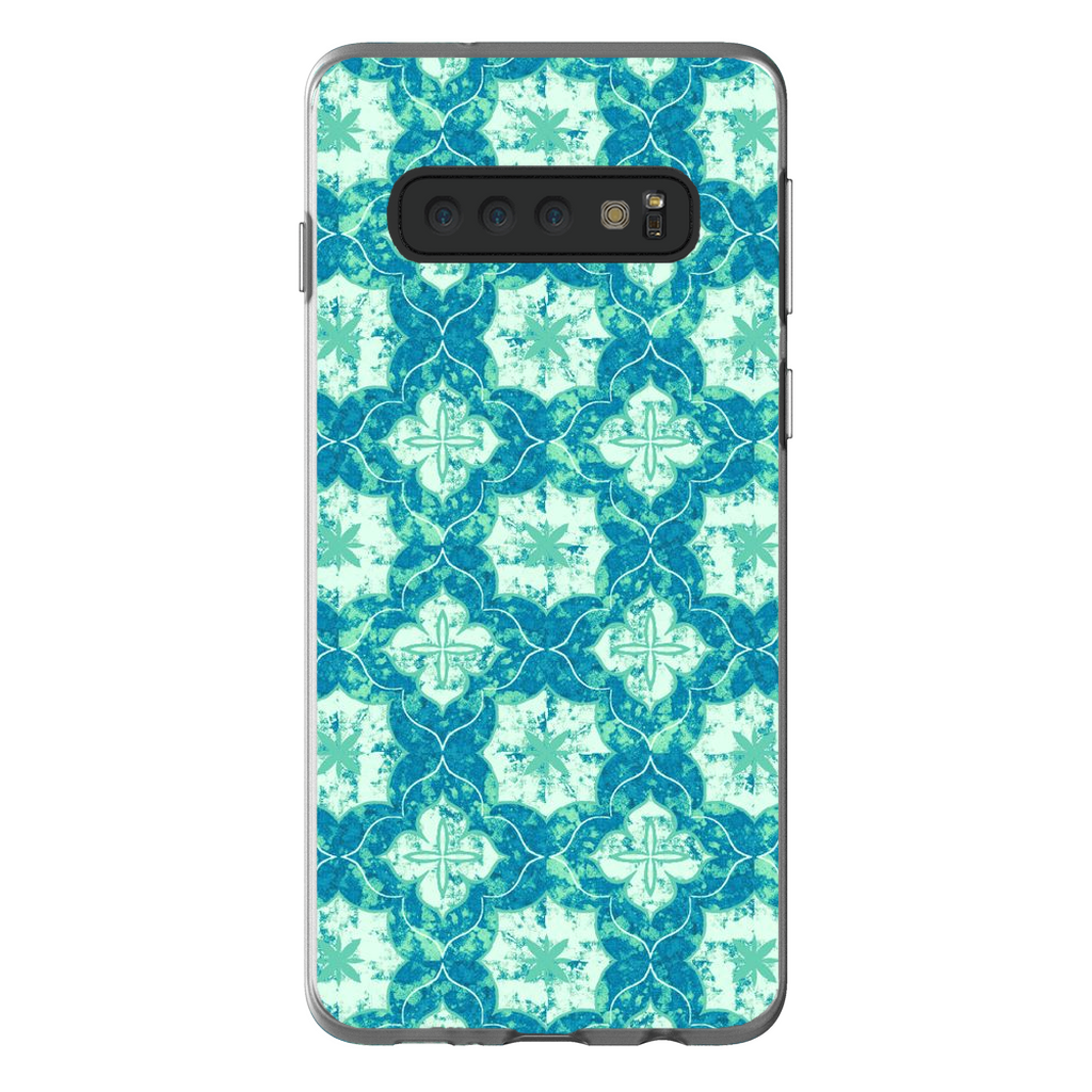 Turquoise Moroccan Stars FLEX Phone Case