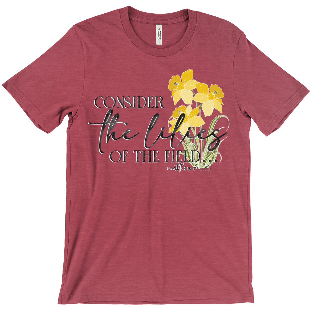 Consider the Lilies T-Shirt (Adult)