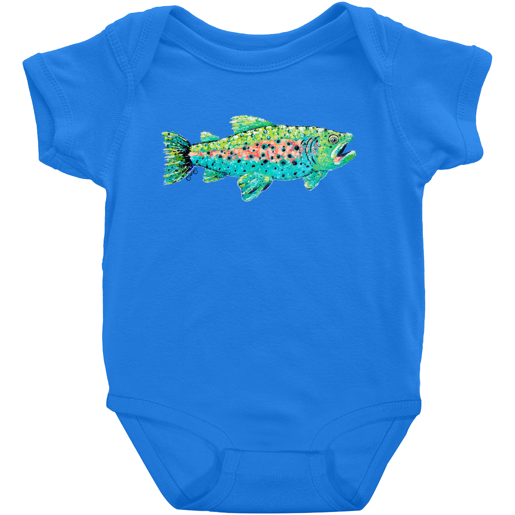 Trout Canvas Onesie