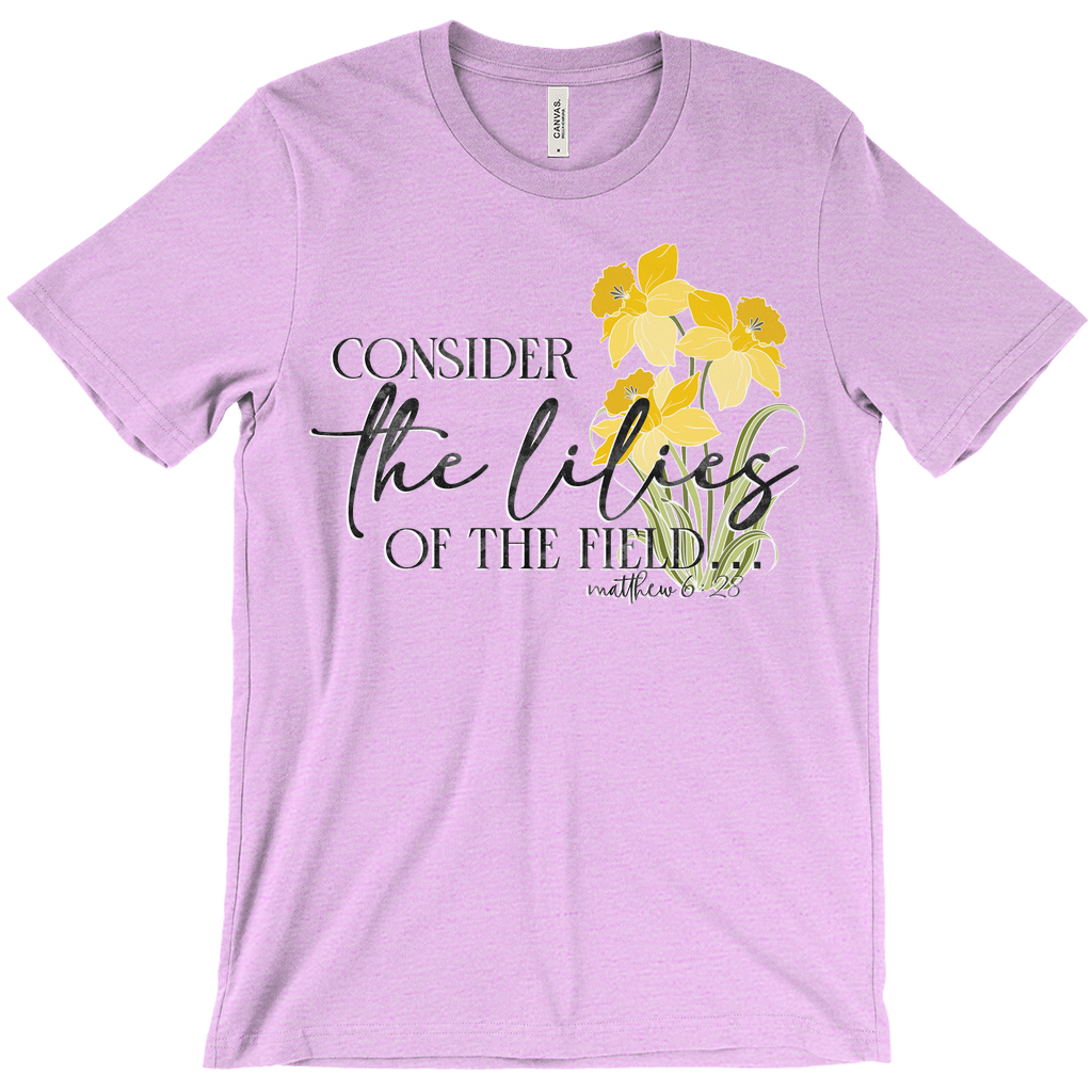 Consider the Lilies T-Shirt (Adult)