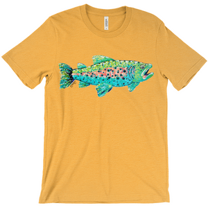 Trout Canvas T-Shirt (Adult)