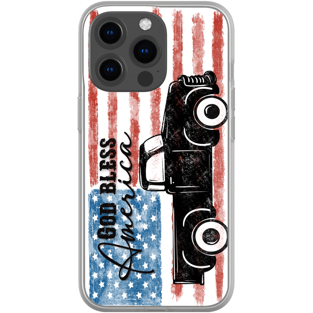 God Bless America Truck FLEX Phone Case