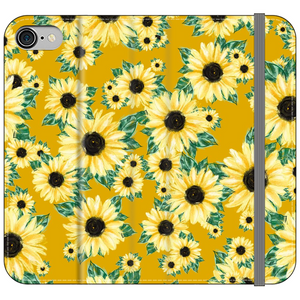 Golden Sunflower Fields WALLET Phone Case