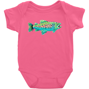 Trout Canvas Onesie