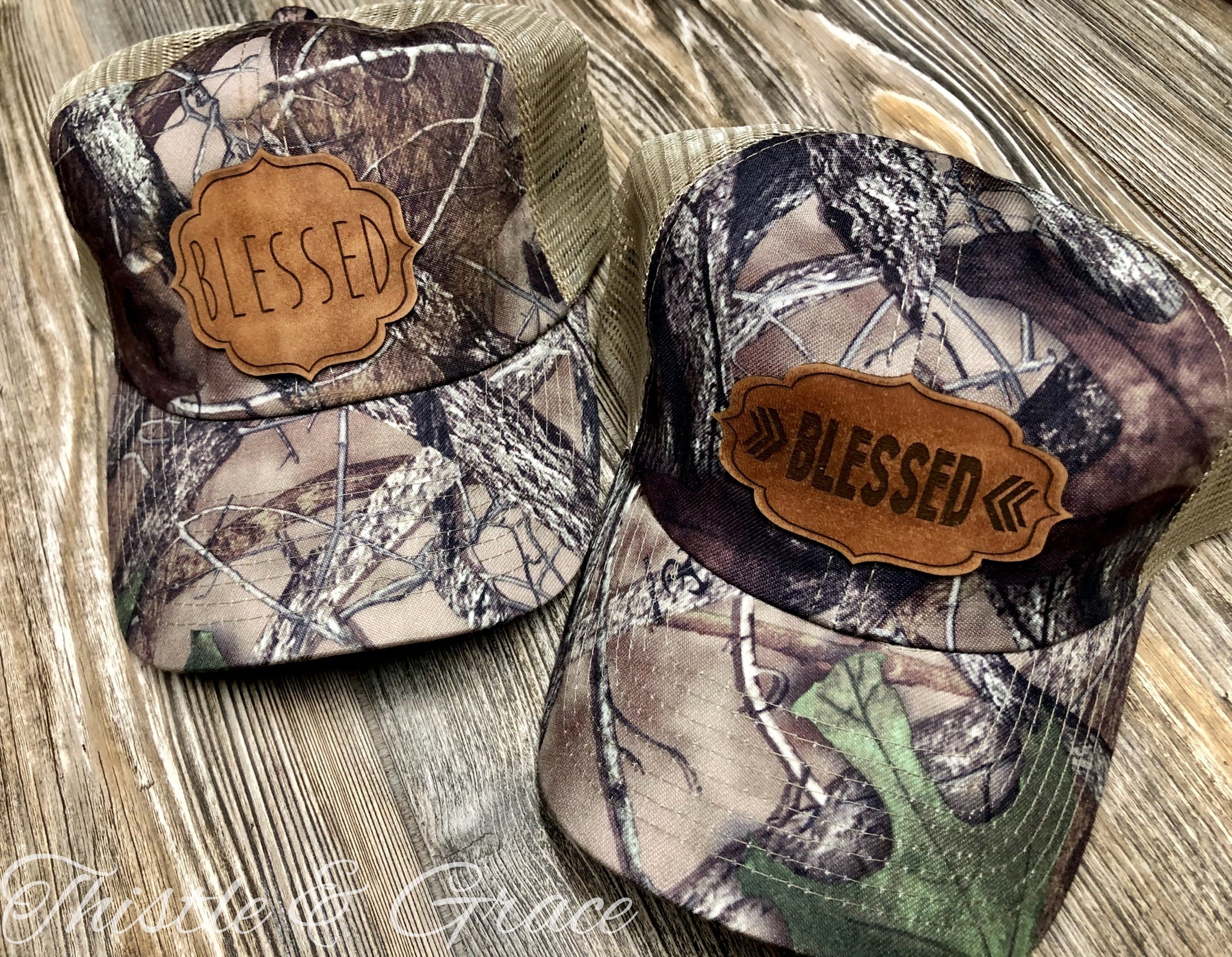 Leather Patch Hats