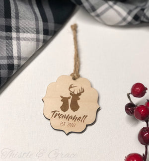 Custom Wooden Christmas Ornaments