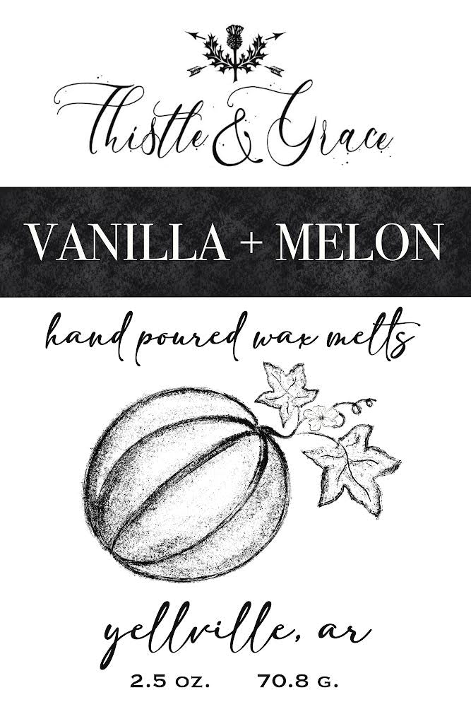 Vanilla + Melon Wax Melts