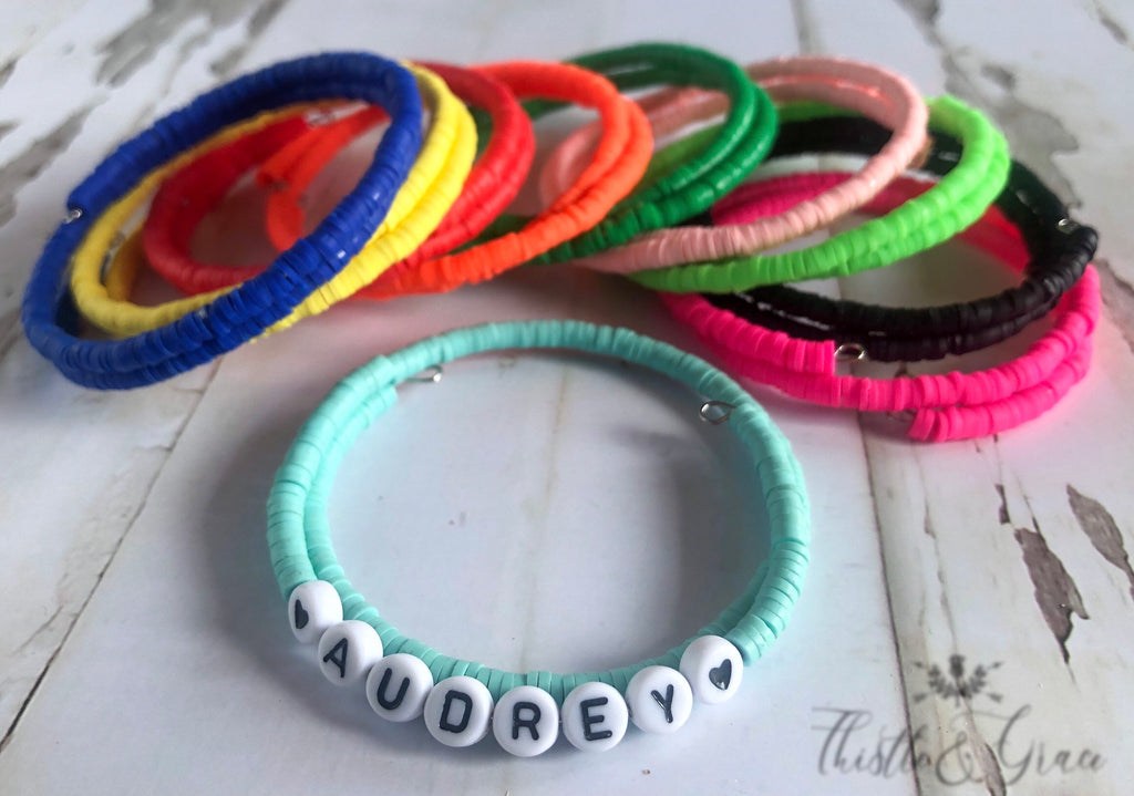 Name Bead Bracelets