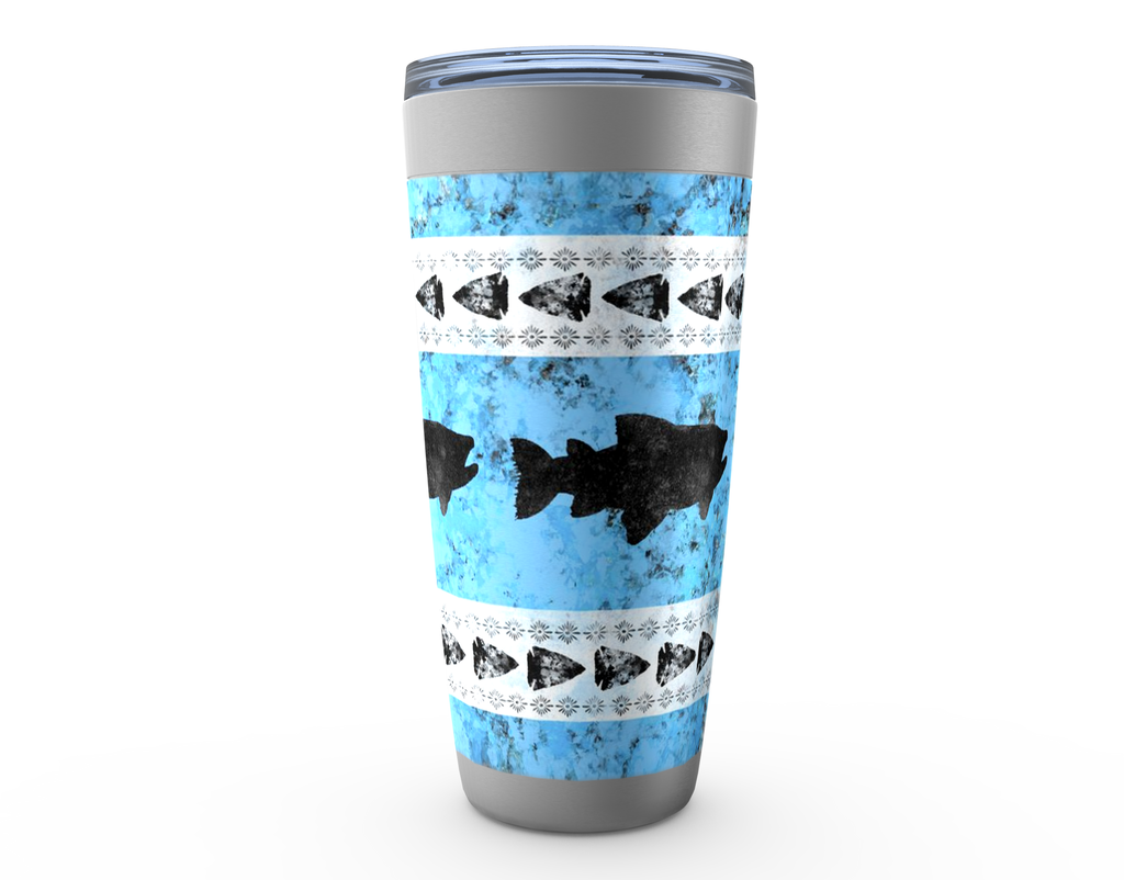 Trout Blue Viking Tumbler