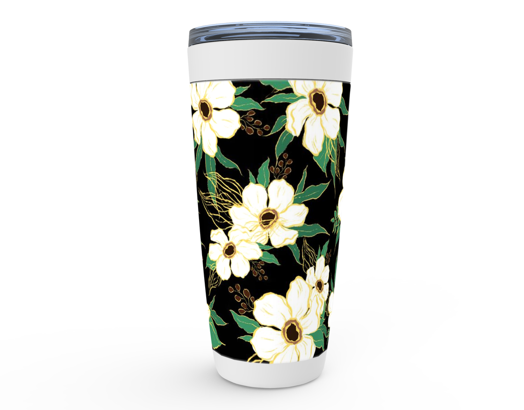 Black Anemone Viking Tumbler