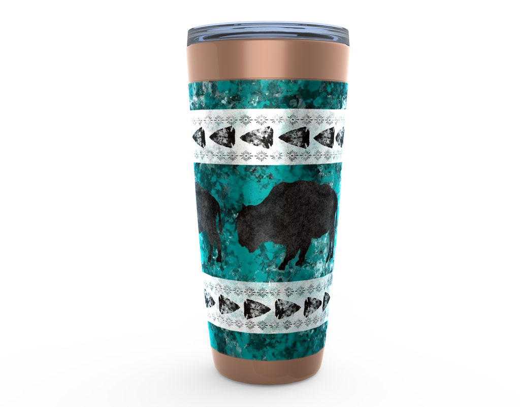 Buffalo Turquoise Viking Tumbler