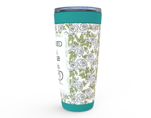 Blessed Be Rose Viking Tumbler