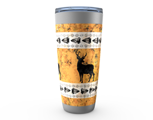 Deer Orange Viking Tumblers