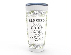 Blessed Be Rose Viking Tumbler