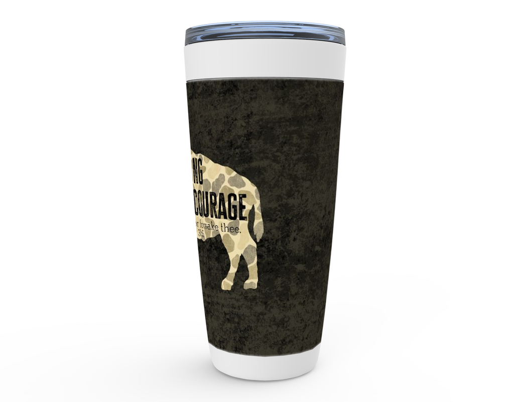 Be Strong Buffalo Viking Tumbler