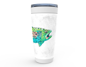 Trout Canvas Viking Tumbler