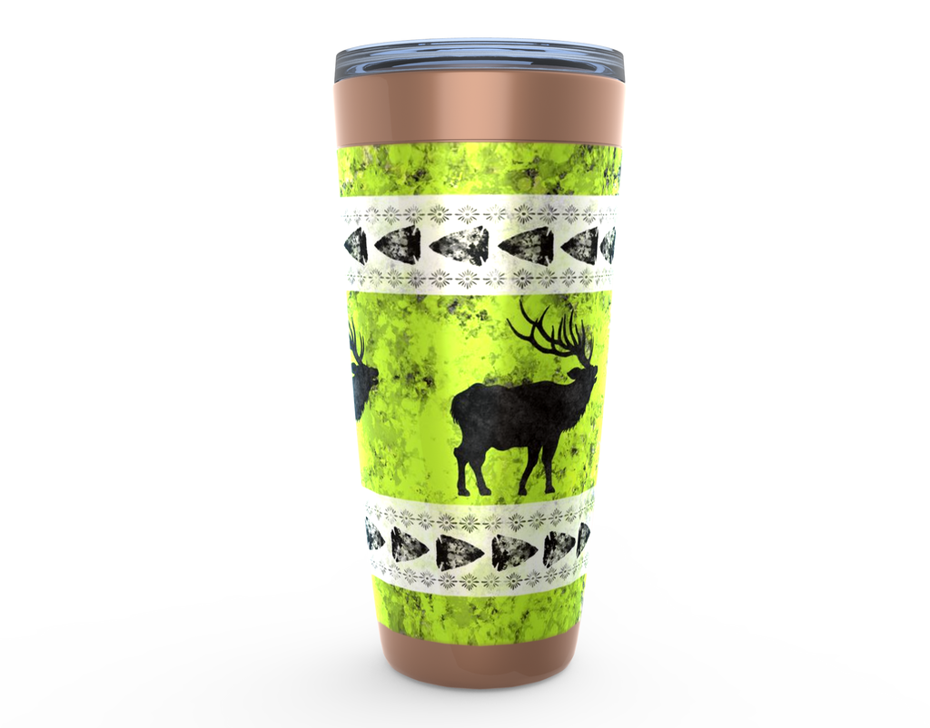 Elk Green Viking Tumbler