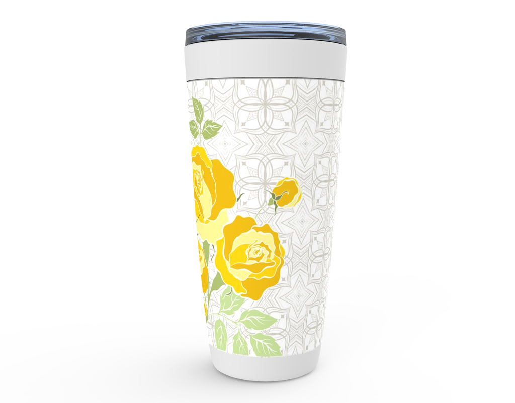 Art Deco Rose Viking Tumbler