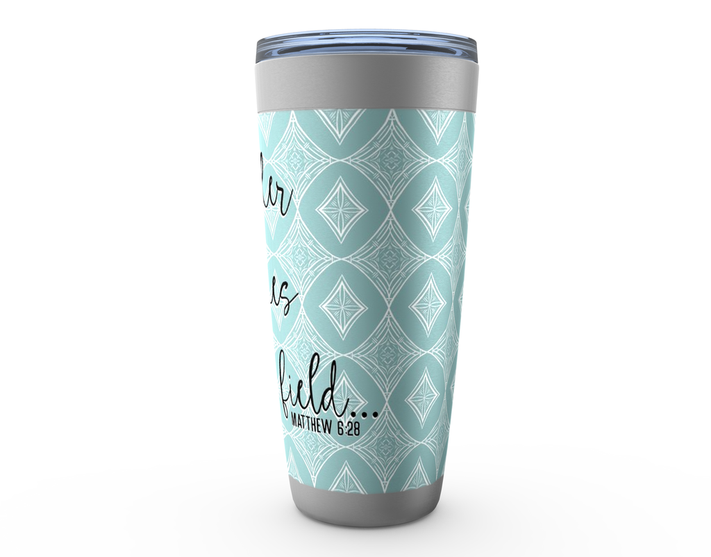 Art Deco Daffodil Viking Tumbler