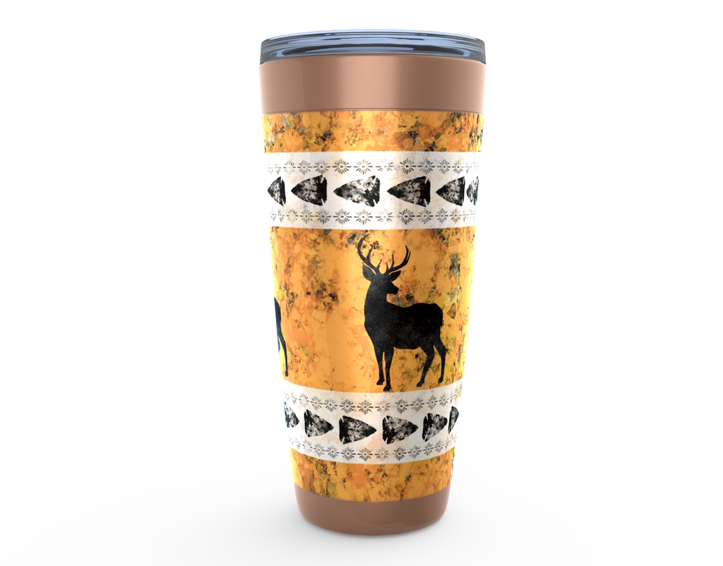 Deer Orange Viking Tumblers