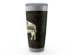 Be Strong Buffalo Viking Tumbler