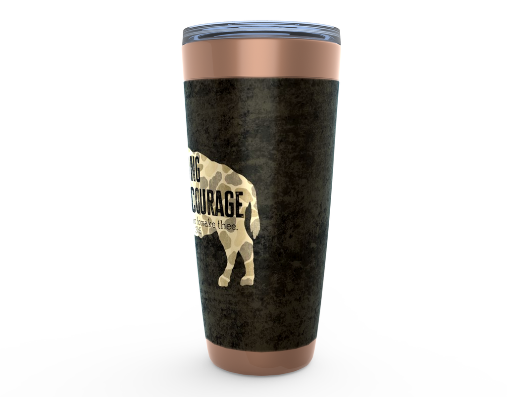 Be Strong Buffalo Viking Tumbler