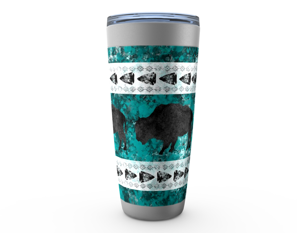 Buffalo Turquoise Viking Tumbler