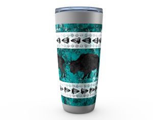 Buffalo Turquoise Viking Tumbler