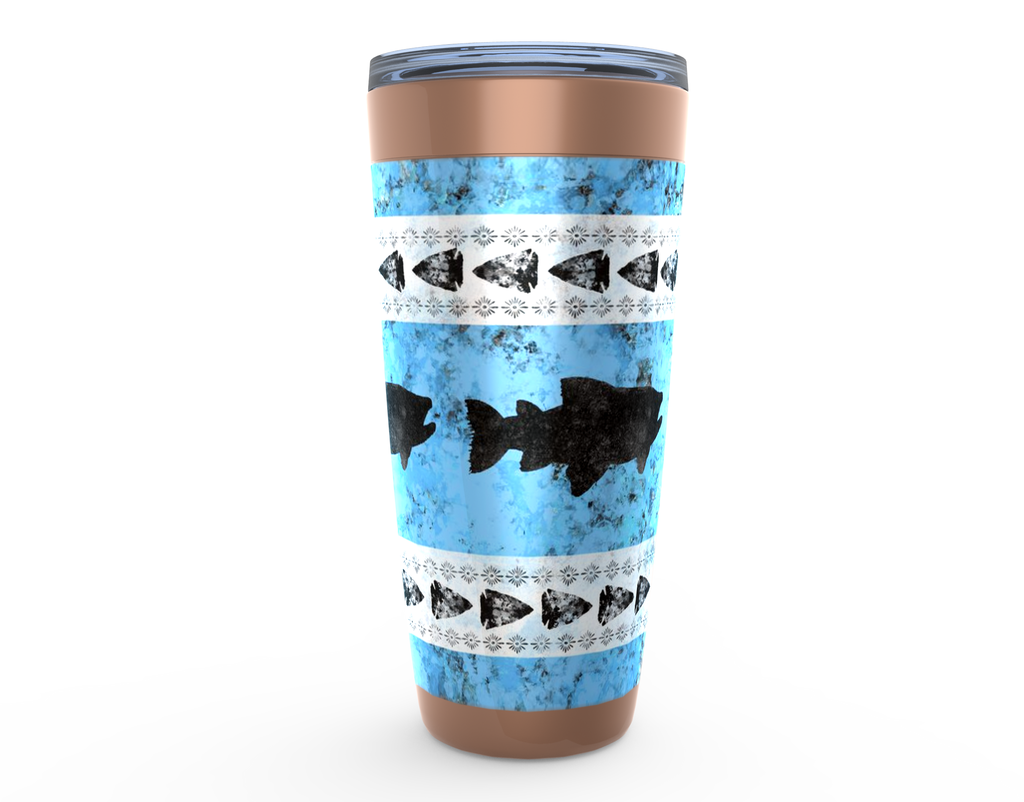 Trout Blue Viking Tumbler