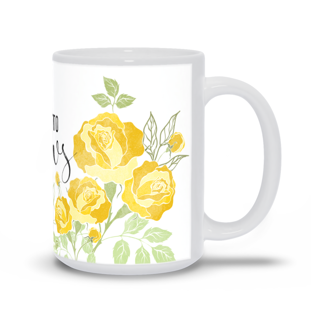 Art Deco Rose Mug