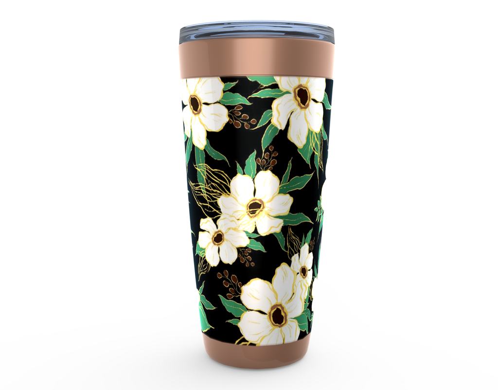 Black Anemone Viking Tumbler